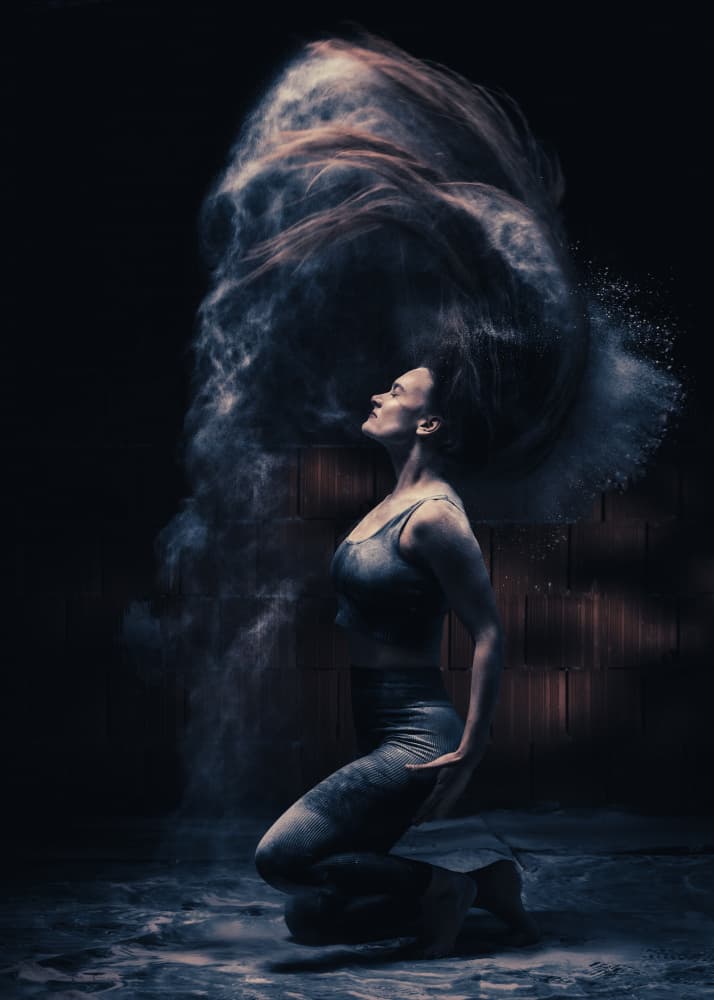 Powder Dance by Robert Girmencea — canvas wall art
