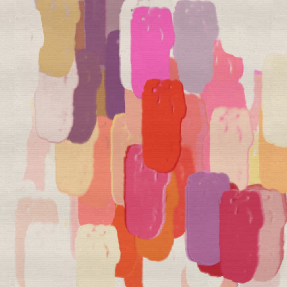 Colorful Abstract Shapes by Dina Dankers — canvas wall art