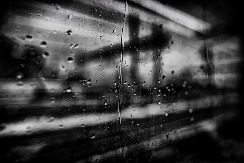 Rainy Window Reflections by Ömer Ates Kızıltug — canvas wall art