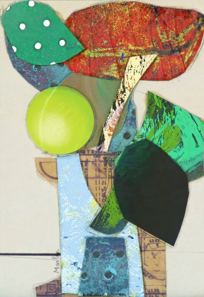 Vibrant Abstract Still Life by Pascal Marlin — canvas wall art