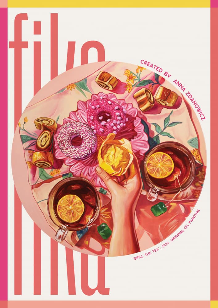 Sweet Tea Party Donuts by Anna Zdanowicz — canvas wall art