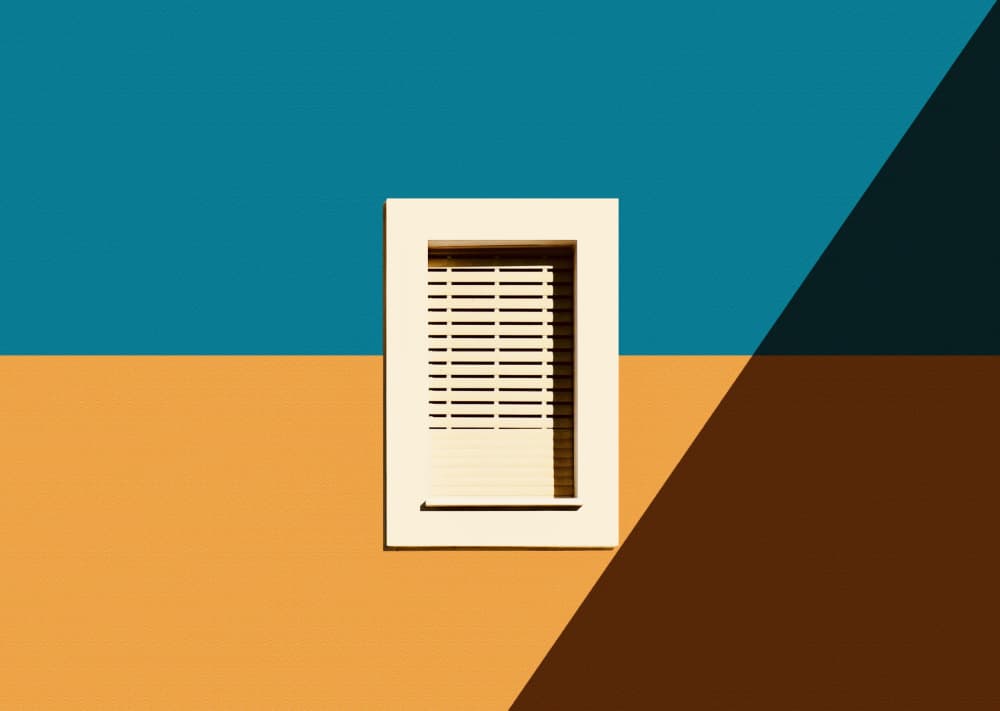 Window Blue Yellow Wall by Arnon Orbach — canvas wall art