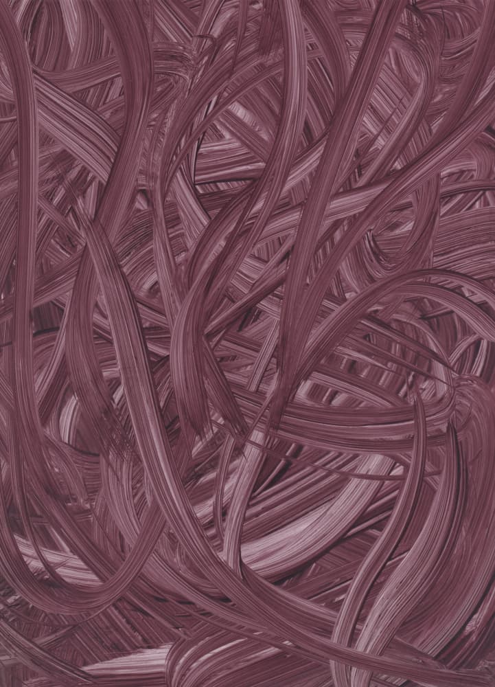 Flowing Plum Strokes by Maira Ribena — canvas wall art