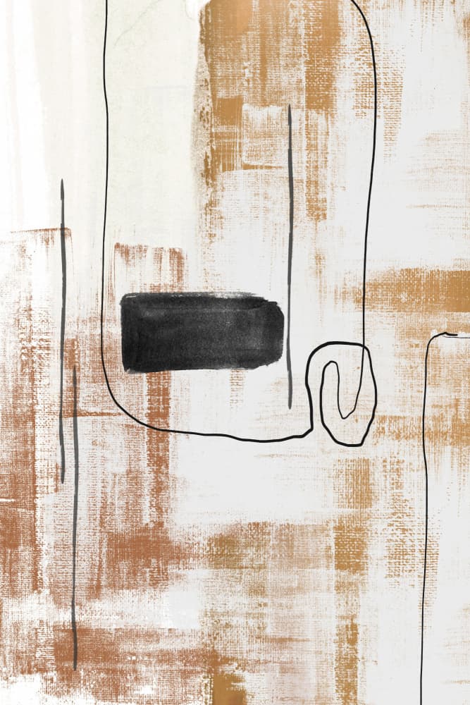 Modern Abstract Lines by Sally Ann Moss — canvas wall art