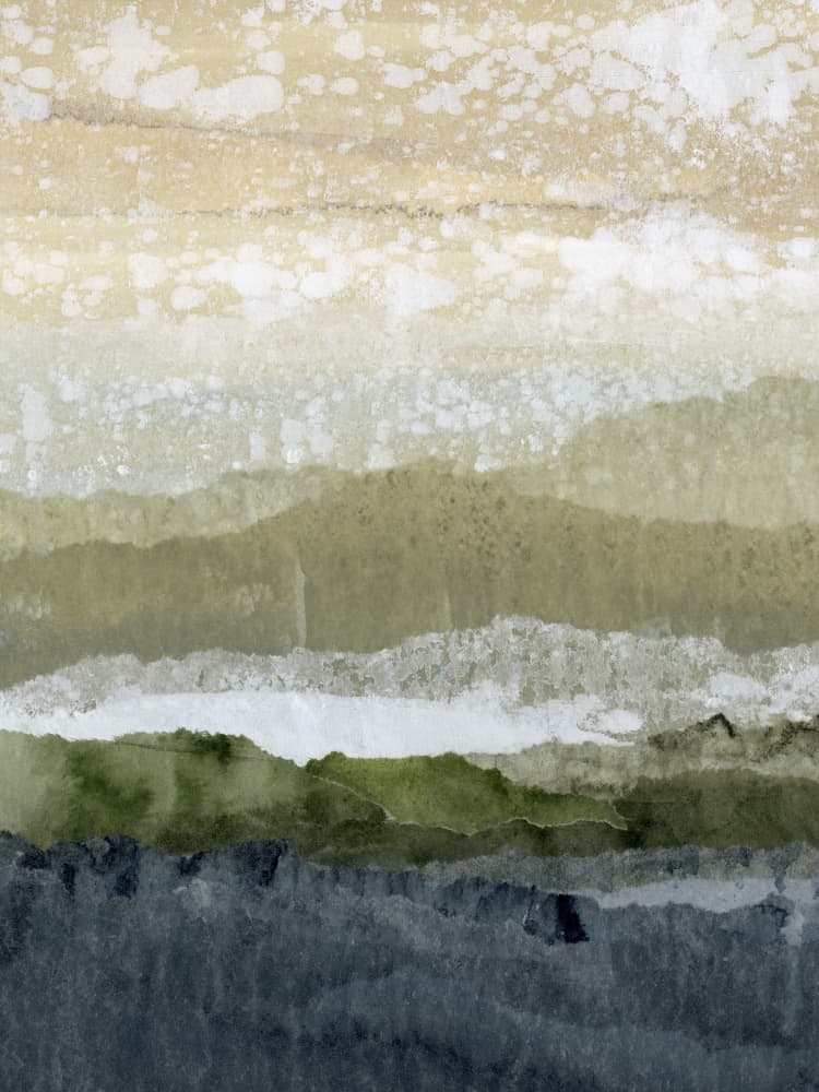Abstract Mountain Layers by Lara Eckerman — canvas wall art