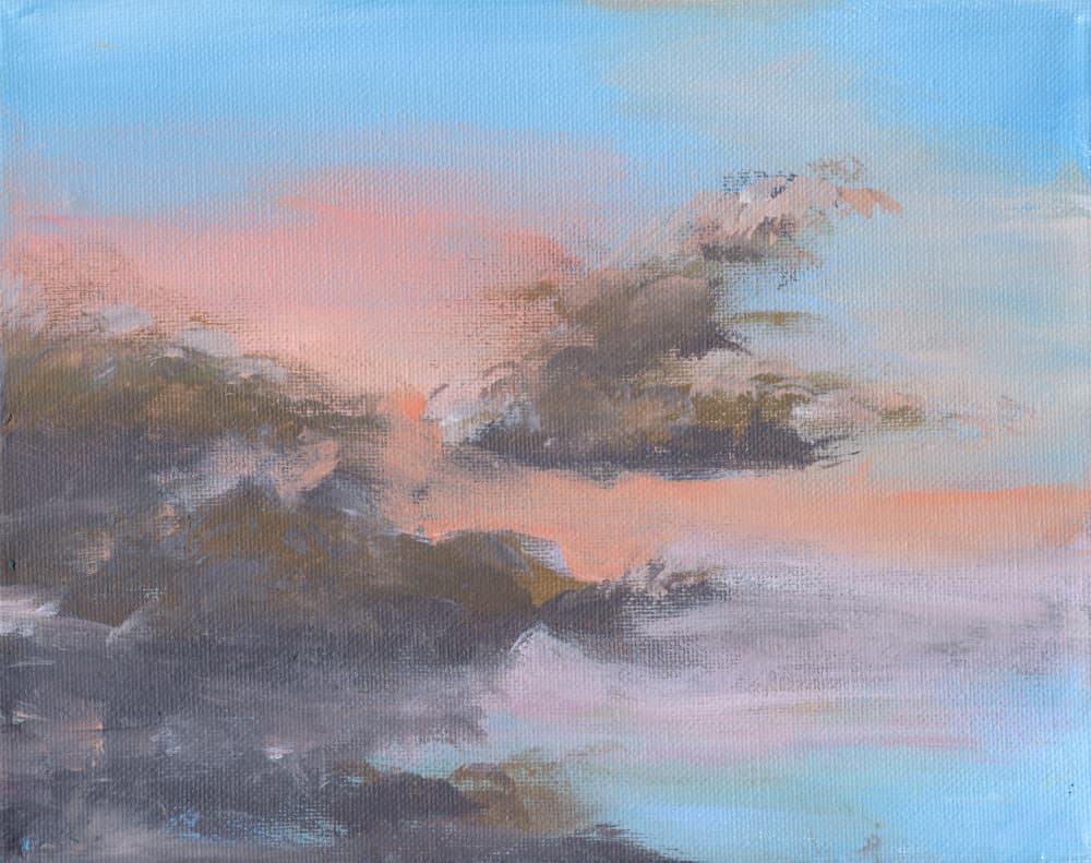 Dramatic Sunset Clouds by Christine Lindstrom — canvas wall art