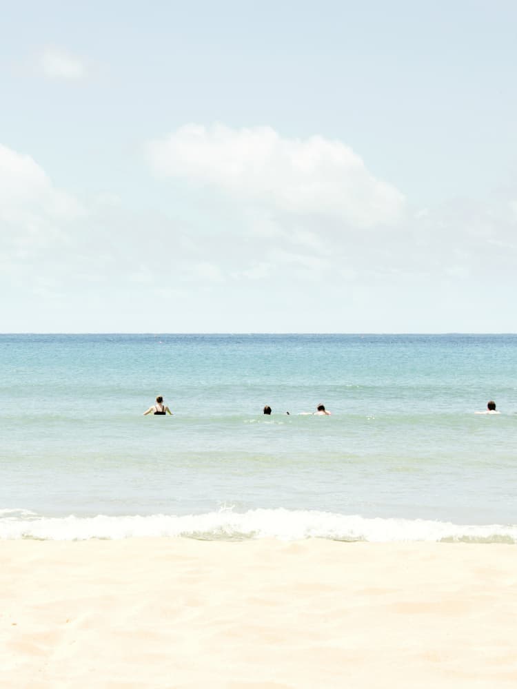 Serene Beach Day by Gemma Bardot — canvas wall art