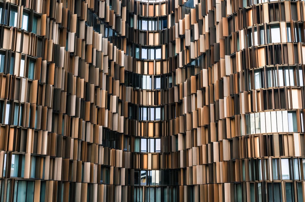 Modern Geometric Facade by Marco Tagliarino — canvas wall art