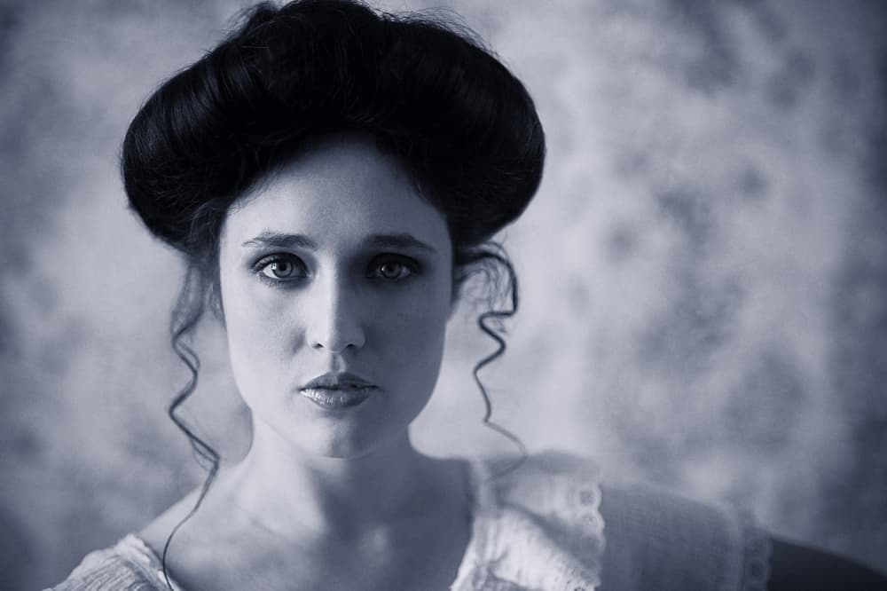 Elegant Period Portrait by kenp — canvas wall art
