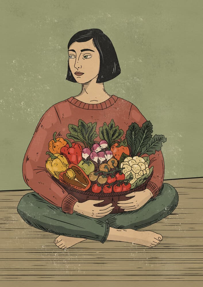 Fresh Vegetable Harvest by Nicholas — canvas wall art