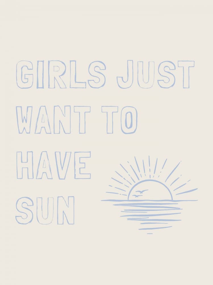Girls Just - Parchment by Jolly and Dash — canvas wall art