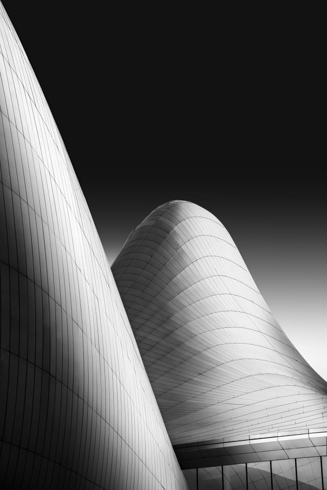Flowing Architectural Forms by Antoni Figueras — canvas wall art