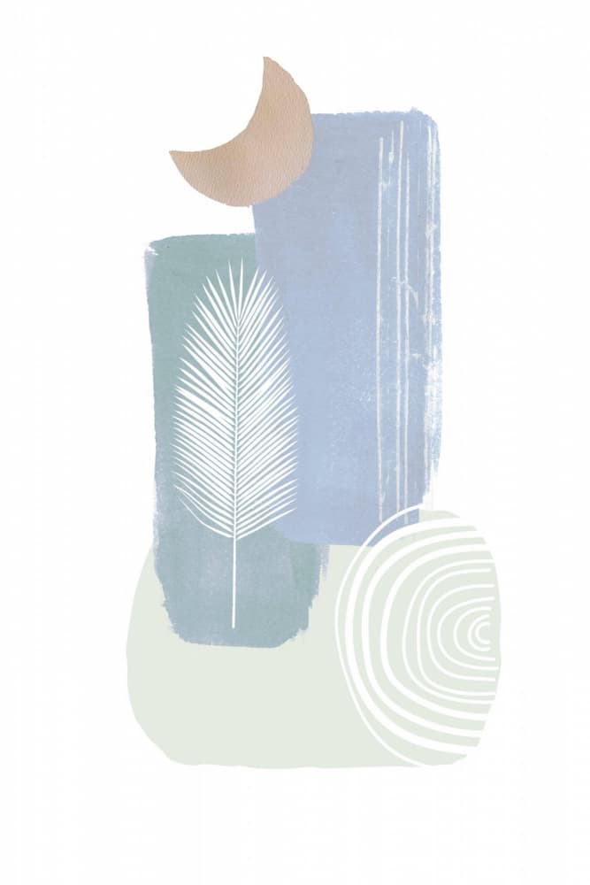 Serene Abstract Botanicals by Sally Ann Moss — canvas wall art