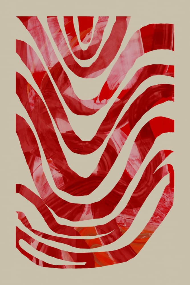 Organic Waves by cartissi — canvas wall art