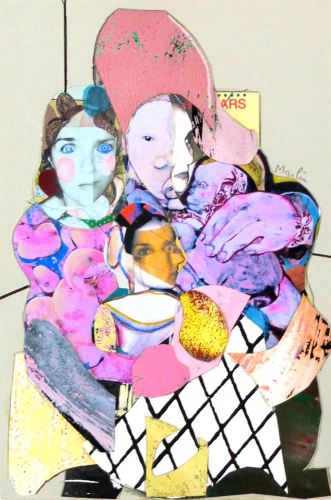 Whimsical Family Portrait by Pascal Marlin — canvas wall art