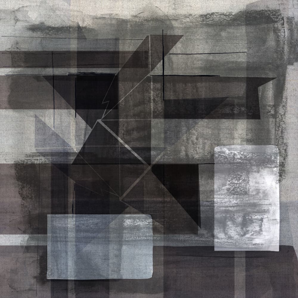 Geometric Layers Abstract by cartissi — canvas wall art