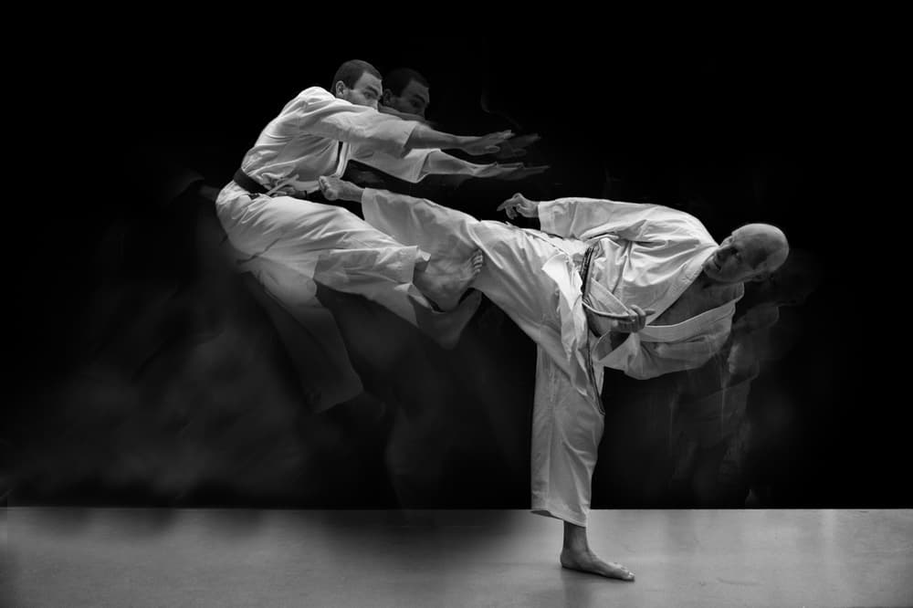 Dynamic Kick Action by Hilde Ghesquiere — canvas wall art