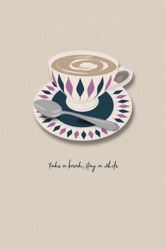 Cozy Coffee Break by Alexandra Weise — canvas wall art
