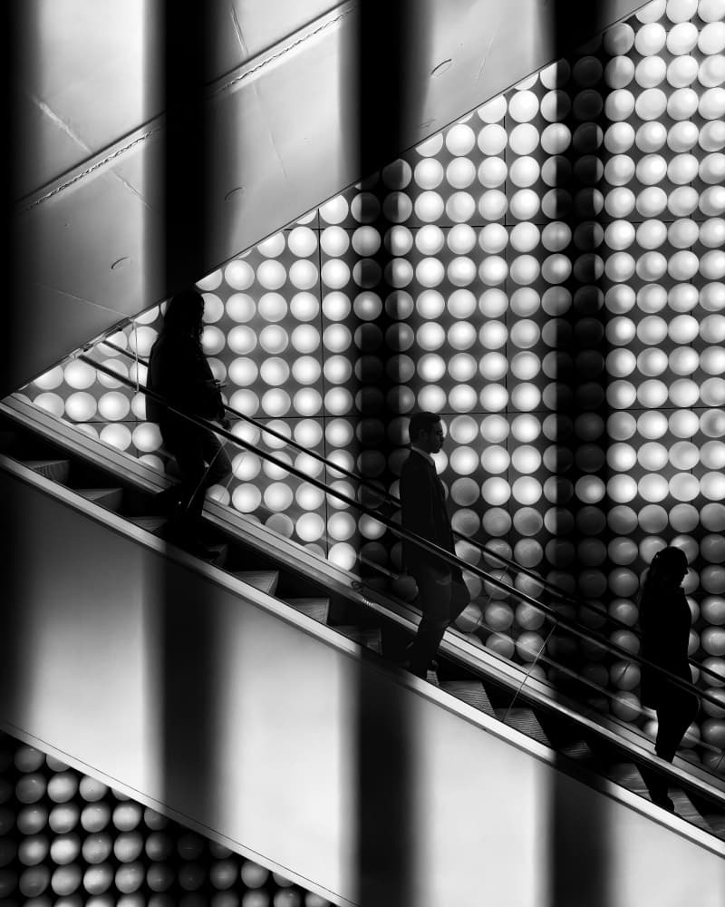 Modern Urban Ascent by Raffi Bashlian — canvas wall art