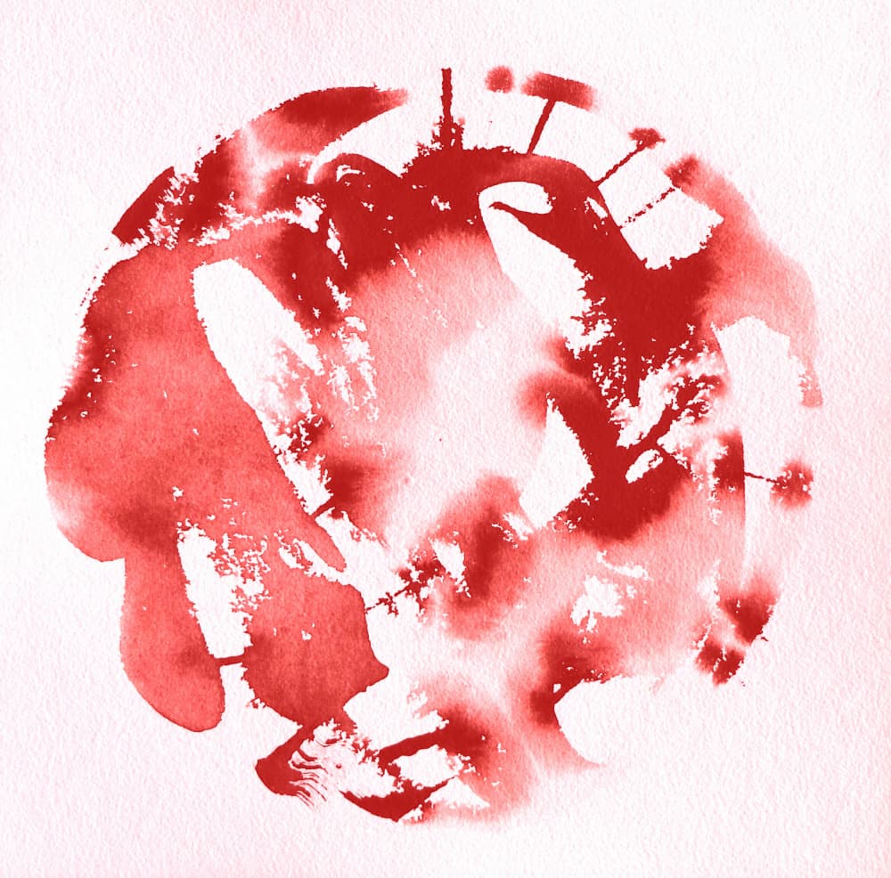 Abstract Circle 94 by Santhosh ch — canvas wall art