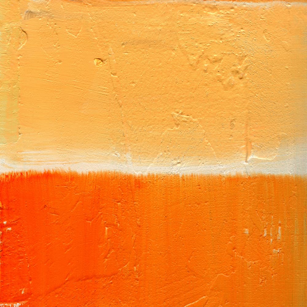 Warm Orange Horizon by Jared Hankins — canvas wall art