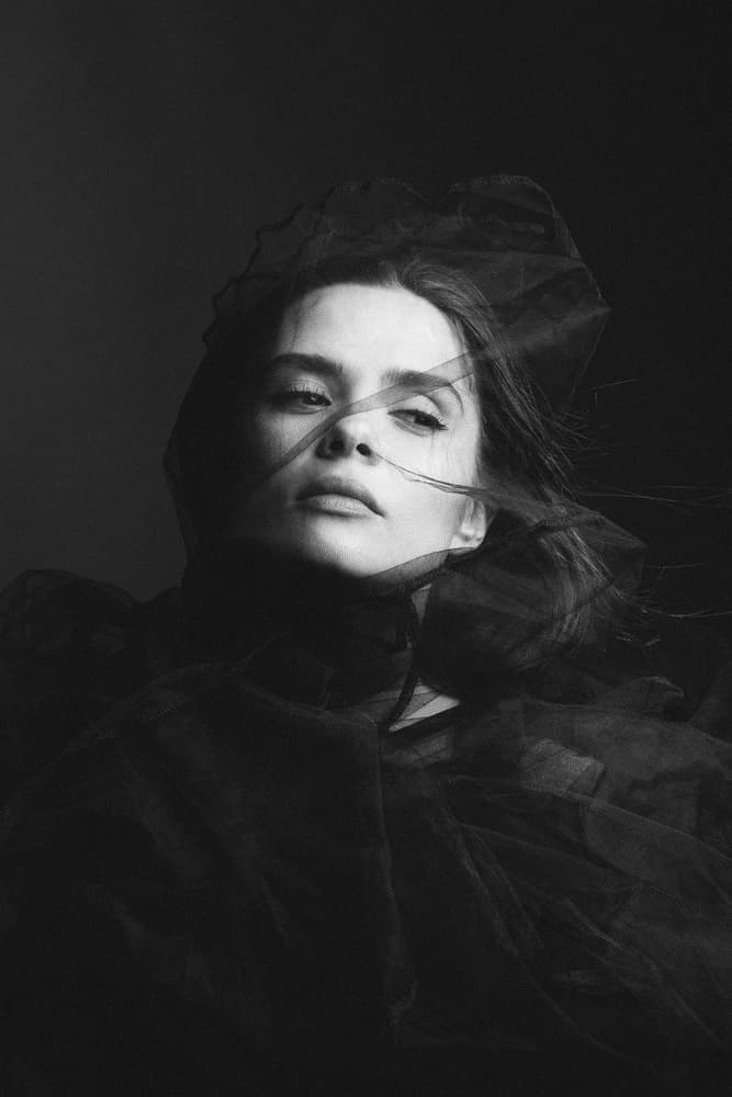 Mysterious Veiled Woman by Artem Vasilenko — canvas wall art