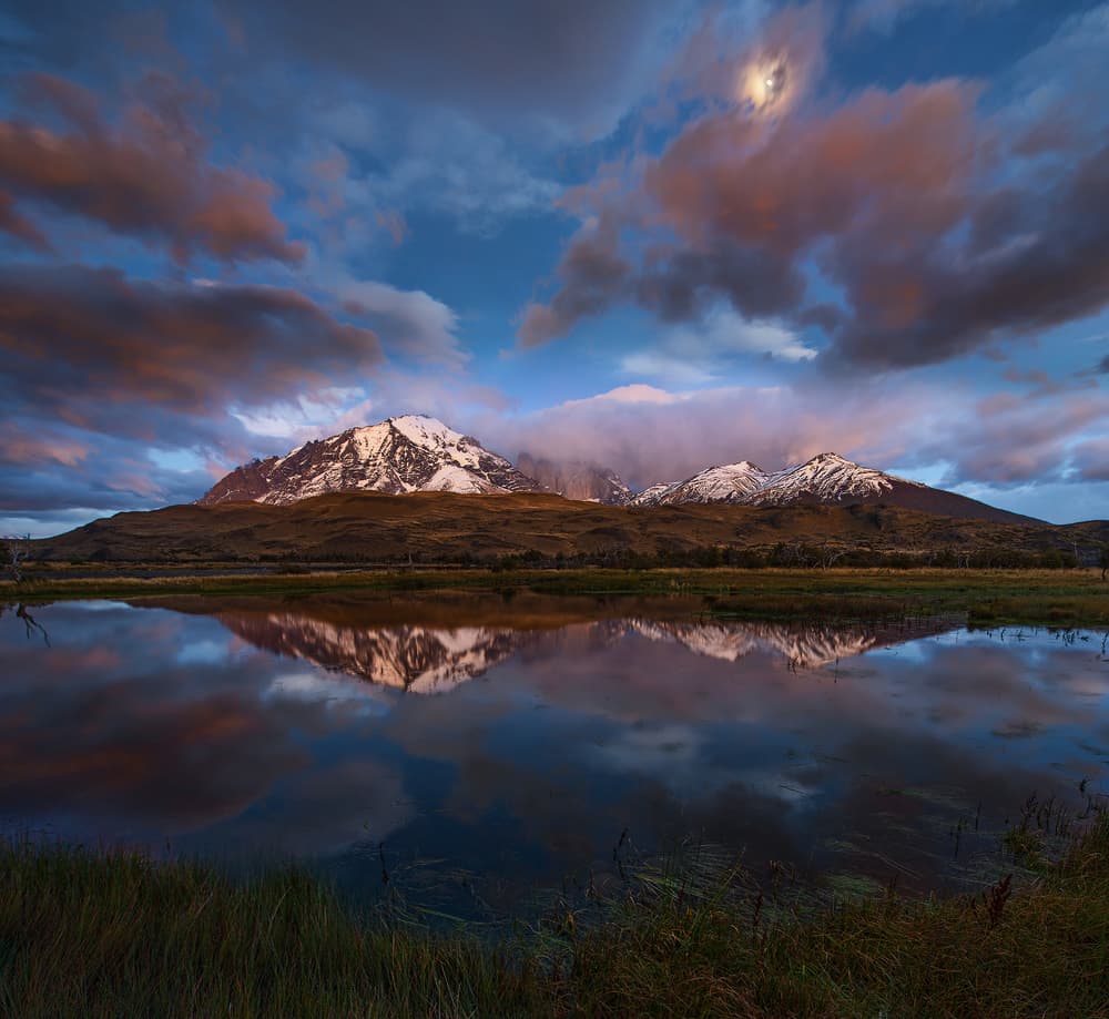 Majestic Mountain Mirror by Yan Zhang — canvas wall art
