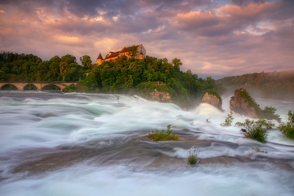 Golden Castle Falls by Judith Kuhn — canvas wall art