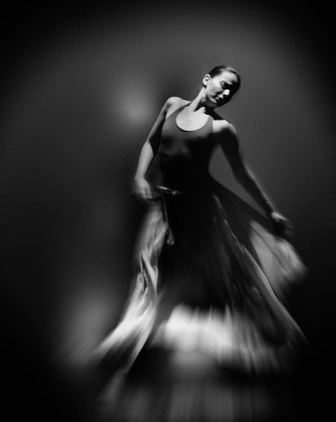 Flowing Dance Movement by Dan-Stefan Susa — canvas wall art
