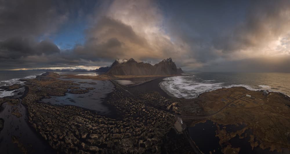 Dramatic Coastal Mountains by Carlos Gonzalez — canvas wall art