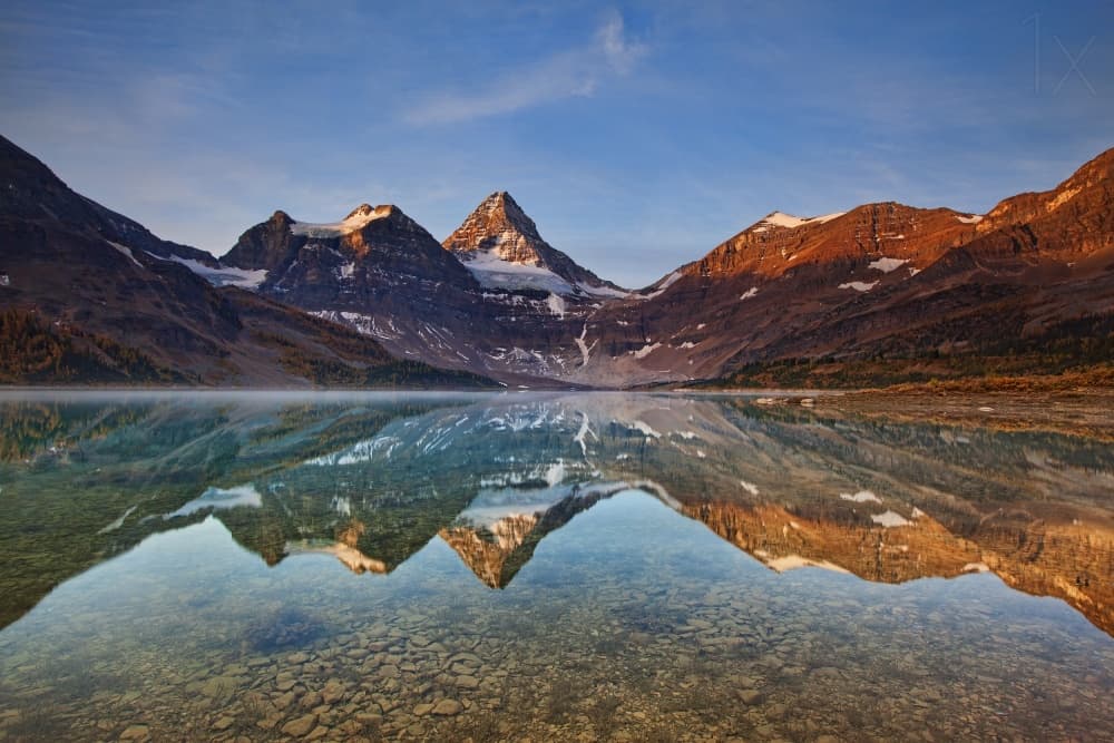 Serene Mountain Lake Reflection by Yan Zhang — canvas wall art