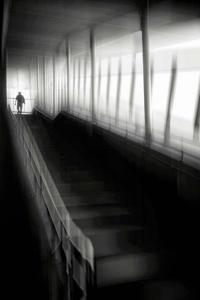 Ascending Into Light by MingLun Tsai (蔡明倫) — canvas wall art