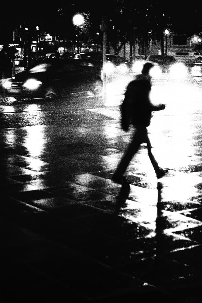 Urban Night Reflections by Paulo Abrantes — canvas wall art