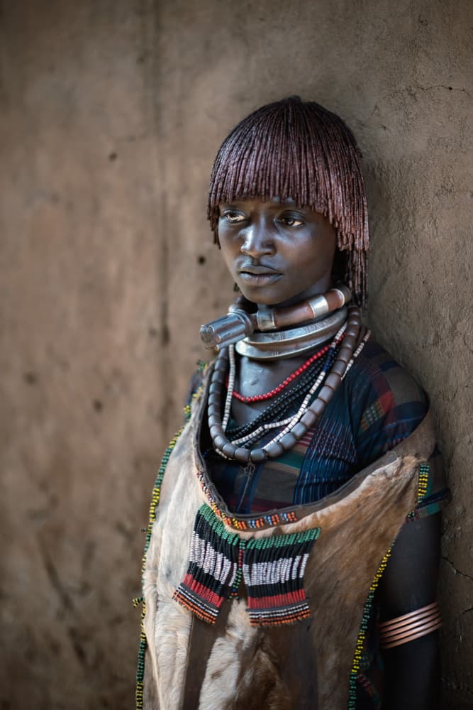 Adorned Ethiopian Woman by Trevor Cole — canvas wall art