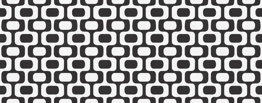 Bold Interlocking Pattern by Vitor Costa — canvas wall art