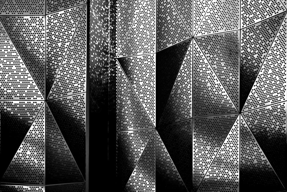 Abstract Perforated Pattern by Harry Verschelden — canvas wall art