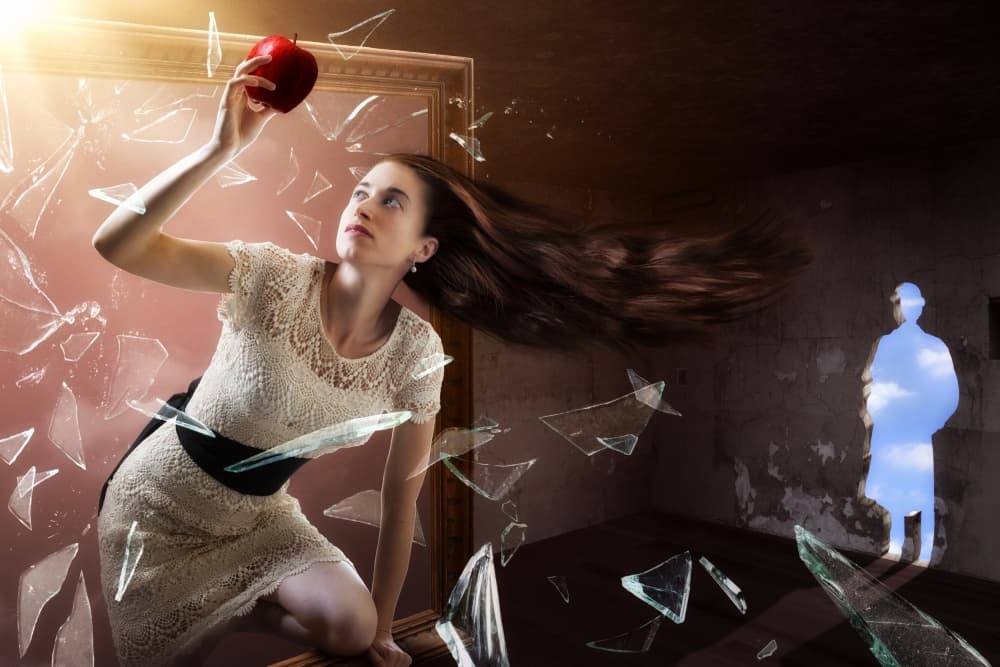 Mysterious Apple Dream by Christophe Kiciak — canvas wall art