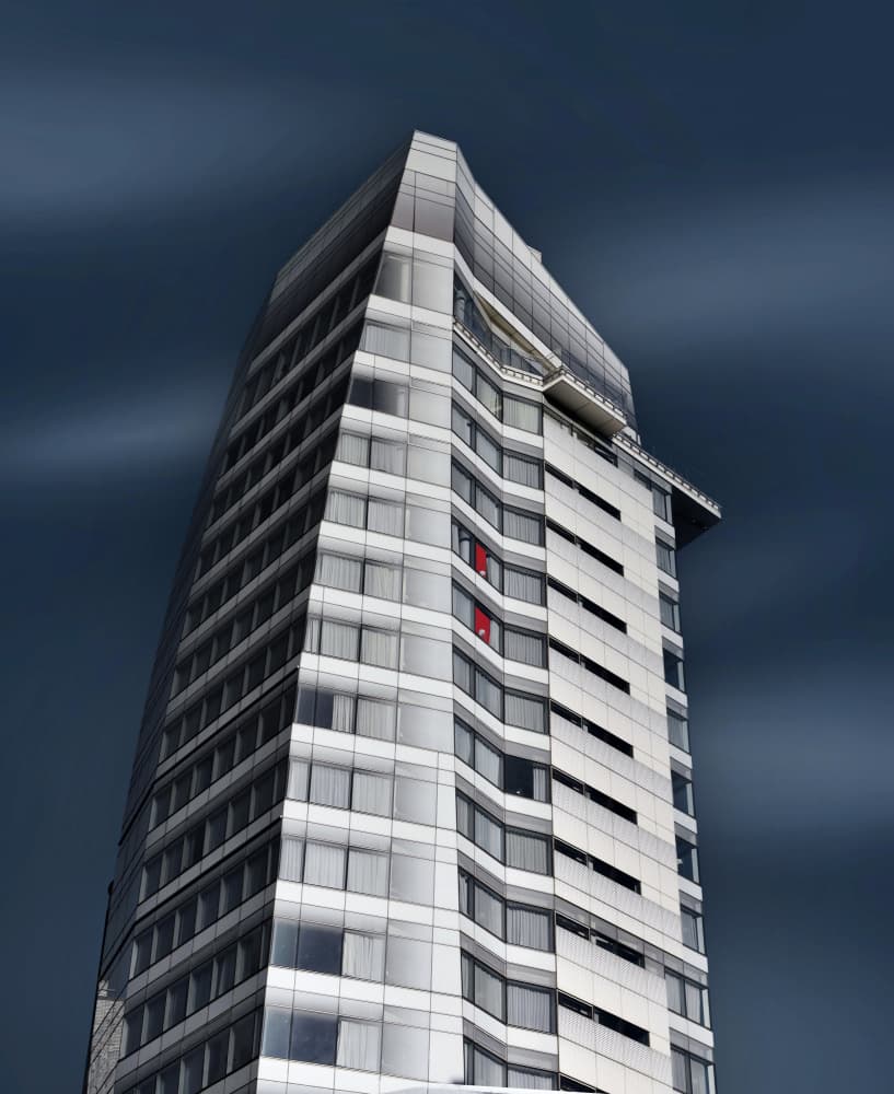 Dynamic Urban Skyscraper by Arnon Orbach — canvas wall art