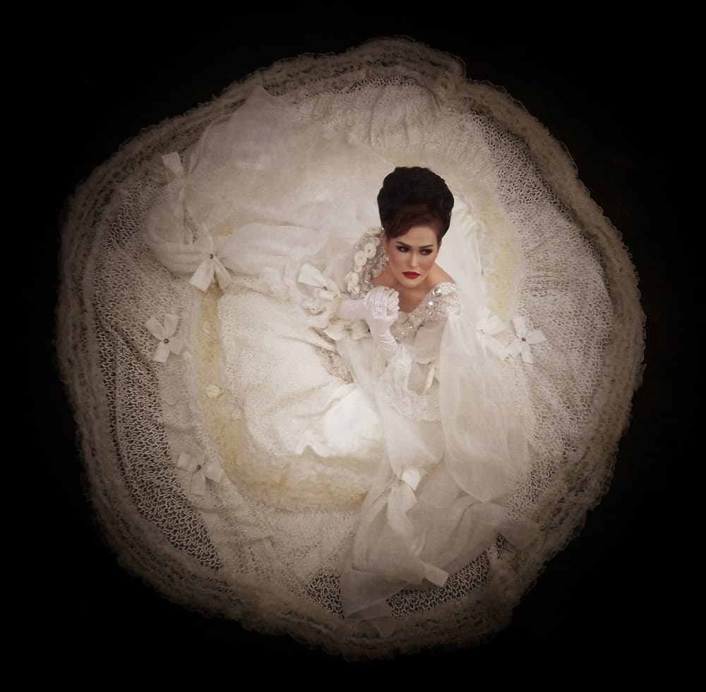 Elegant Vintage Bride by Kahar Lagaa — canvas wall art