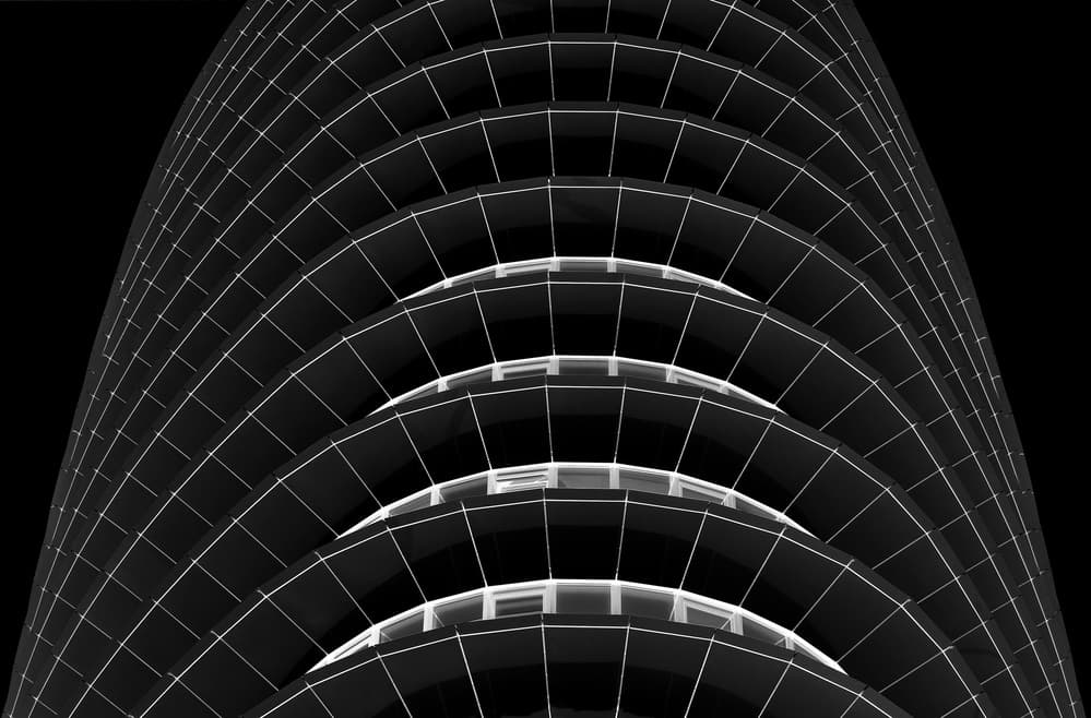 Sleek Urban Geometry by Hans-Wolfgang Hawerkamp — canvas wall art