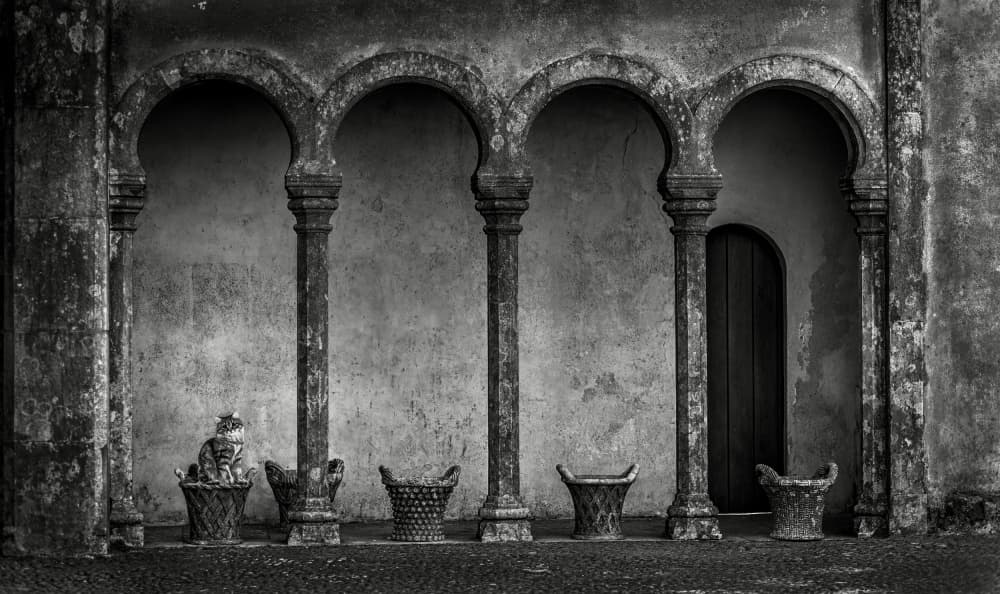 Historic Stone Archway by Kenneth-Wei Zeng — canvas wall art