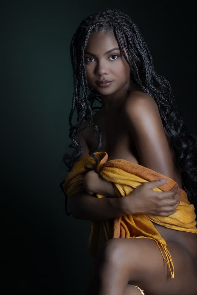 Sensual Braided Beauty by Jan Slotboom — canvas wall art