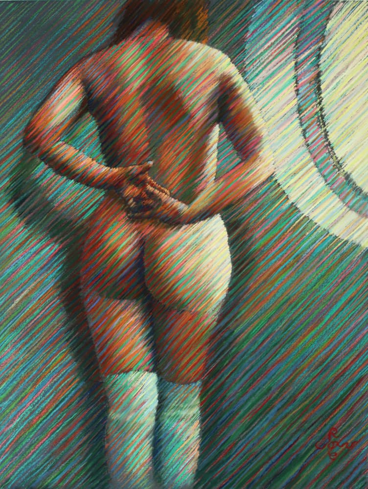 Bare Back Contemplation by Corné Akkers — canvas wall art