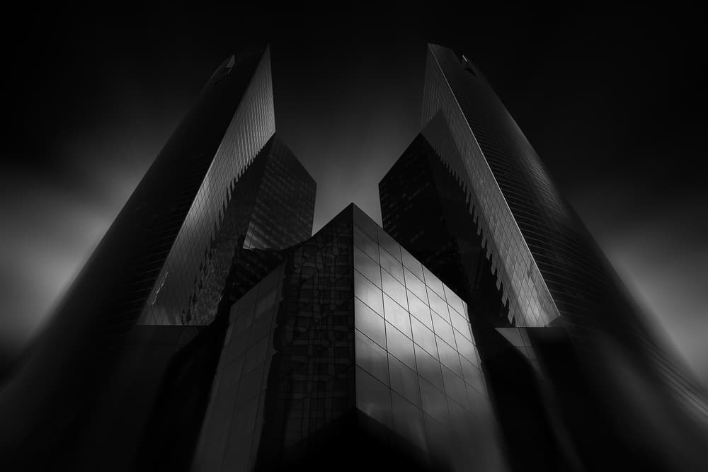 Dramatic City Architecture by Sebastien DEL GROSSO — canvas wall art