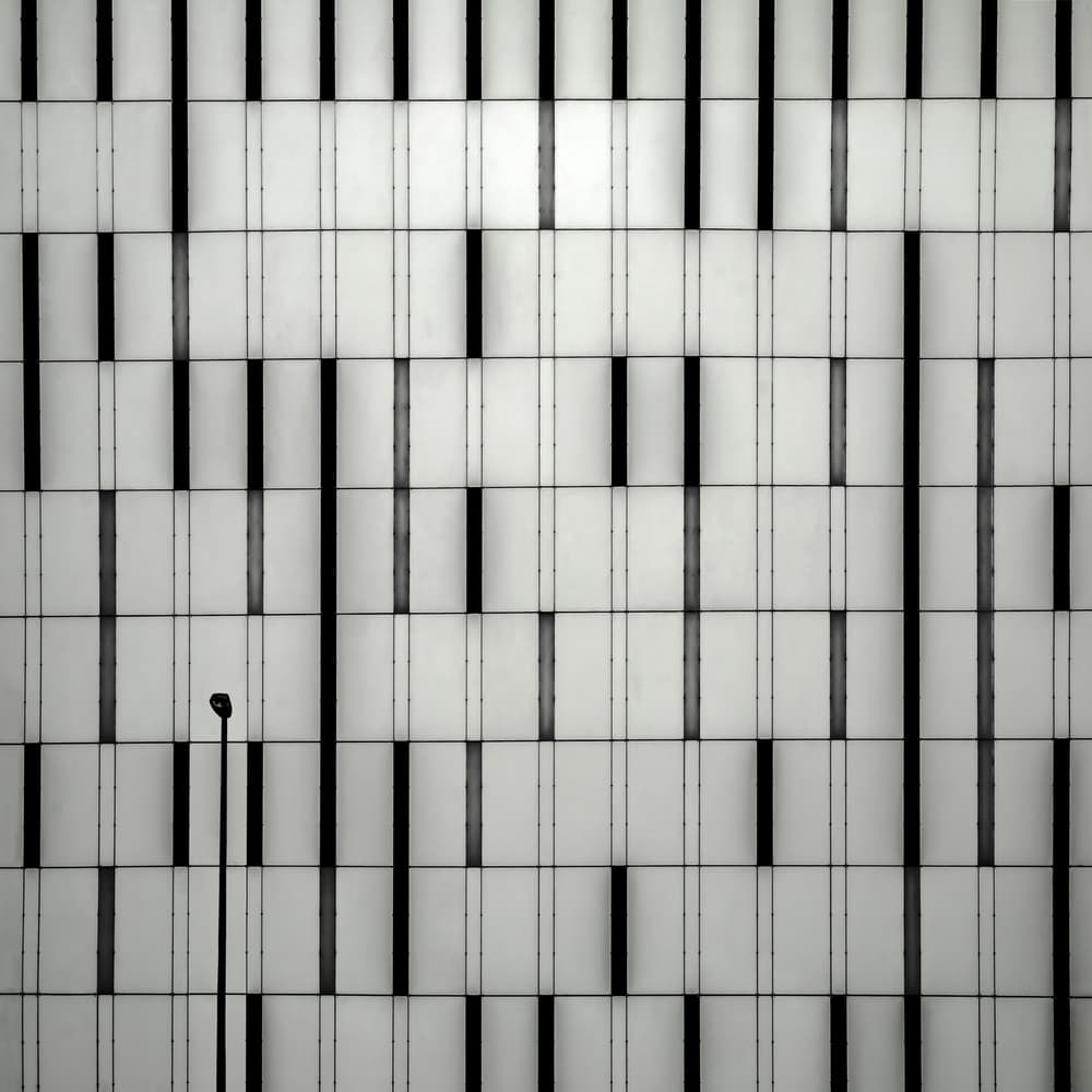 Minimalist Urban Grid by Gilbert Claes — canvas wall art