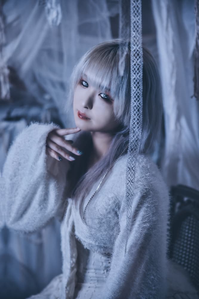 Ethereal Winter Gaze by KOIKI — canvas wall art