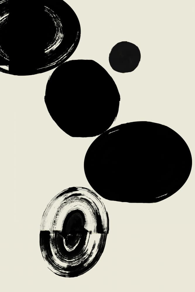Abstract Ink Forms by cartissi — canvas wall art