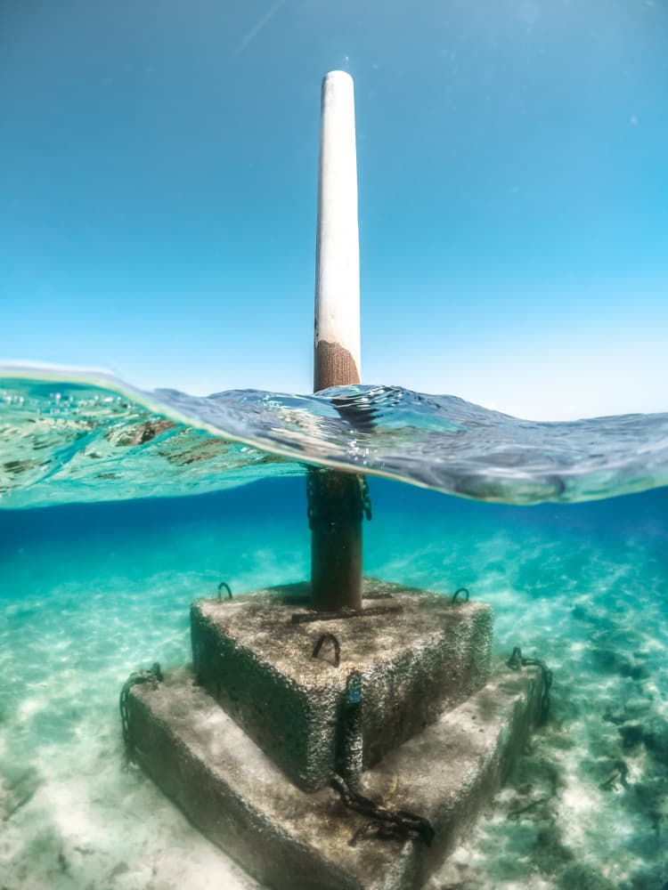 Pillar Above Below Water by Hilal safarjalani — canvas wall art