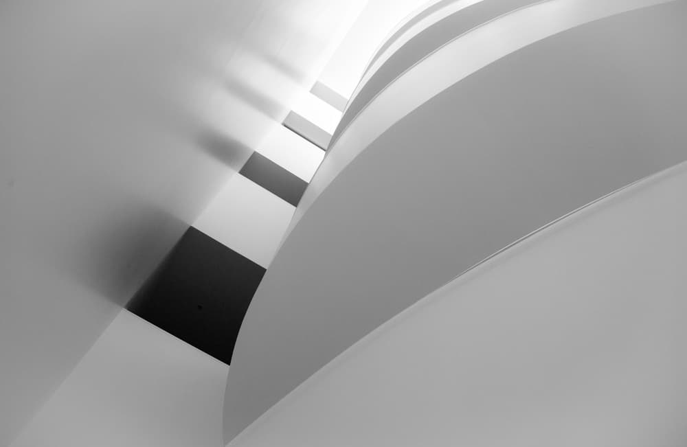 Spiral Light and Shadow by Anna Niemiec — canvas wall art