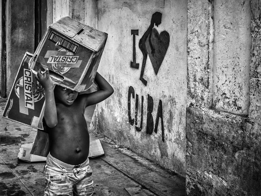 Cuba Street Child by Pavol Stranak — canvas wall art